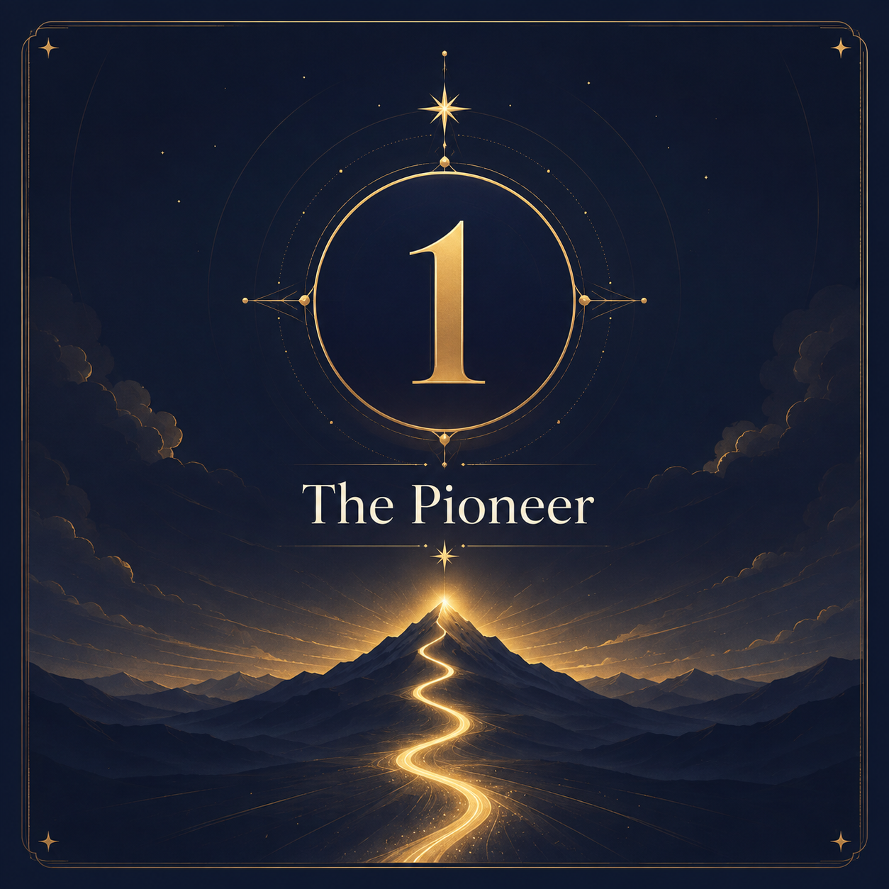 Life Path Number 1 illustrated card