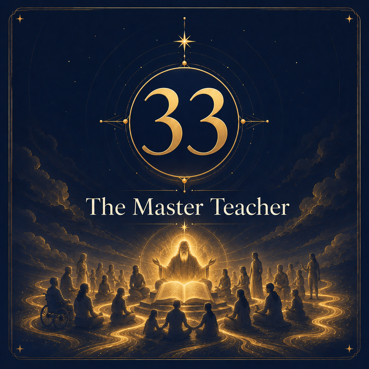 Life Path Number 33 illustrated card
