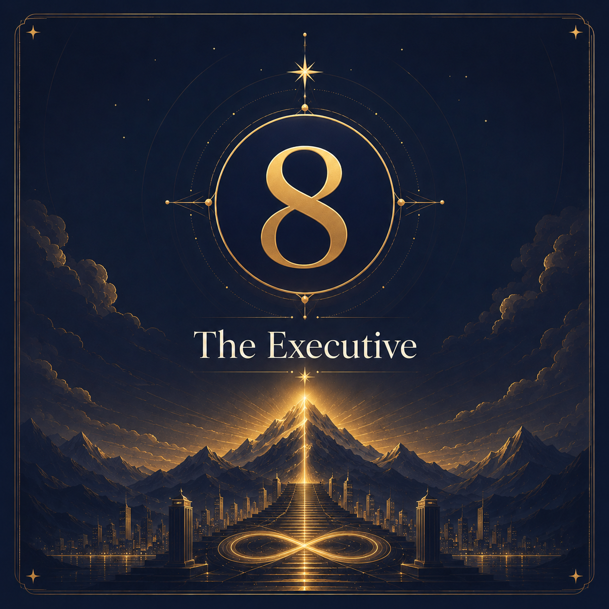 Life Path Number 8 illustrated card