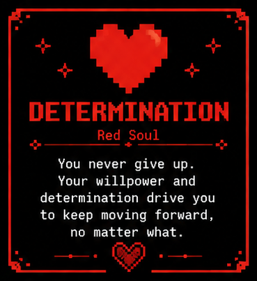 Red soul — Determination