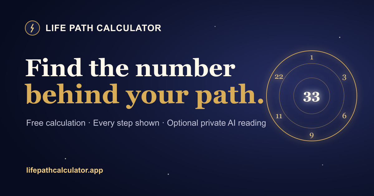 Life Path Calculator